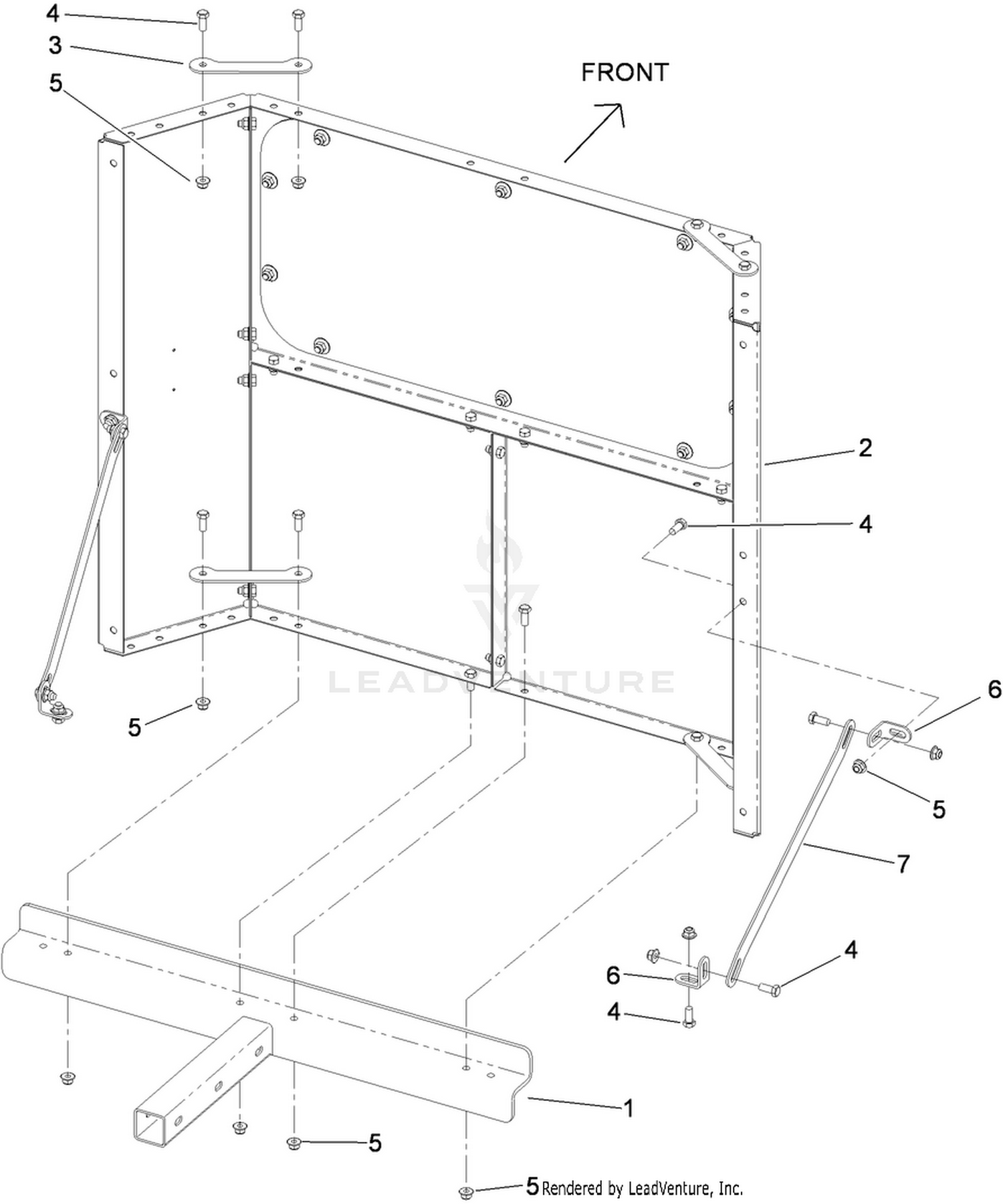 Bed Mount Sound Barrier Kit