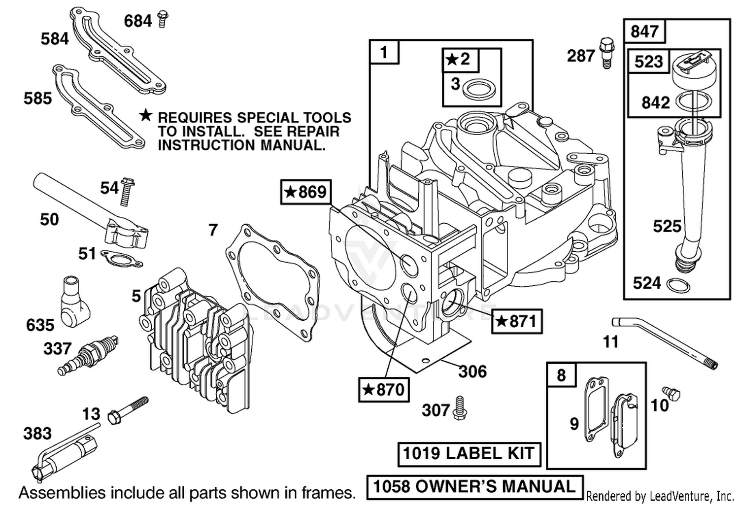 Engine Briggs  Stratton Model 12h802-1776-B1