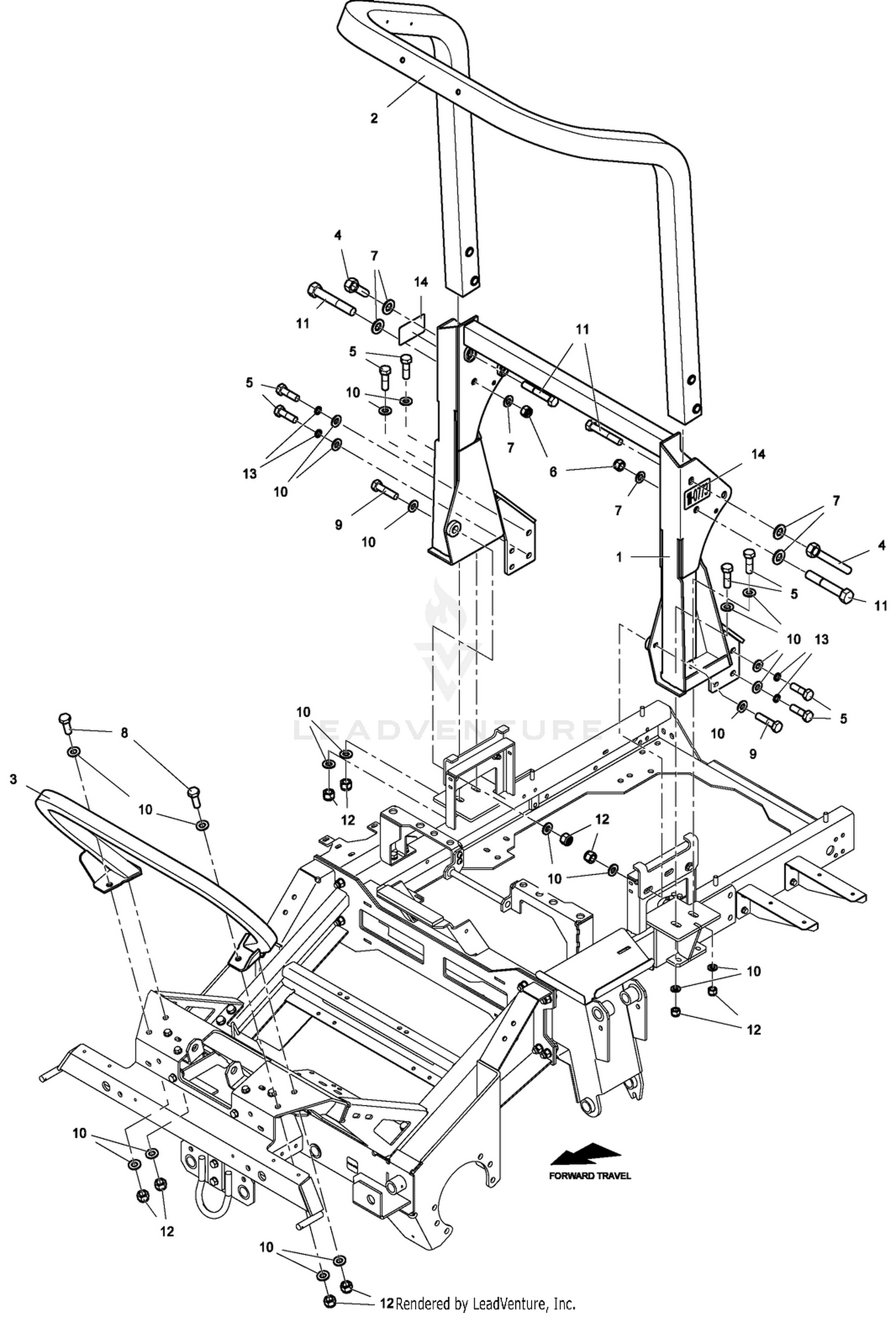 2 Post Roll Over Protective Structure