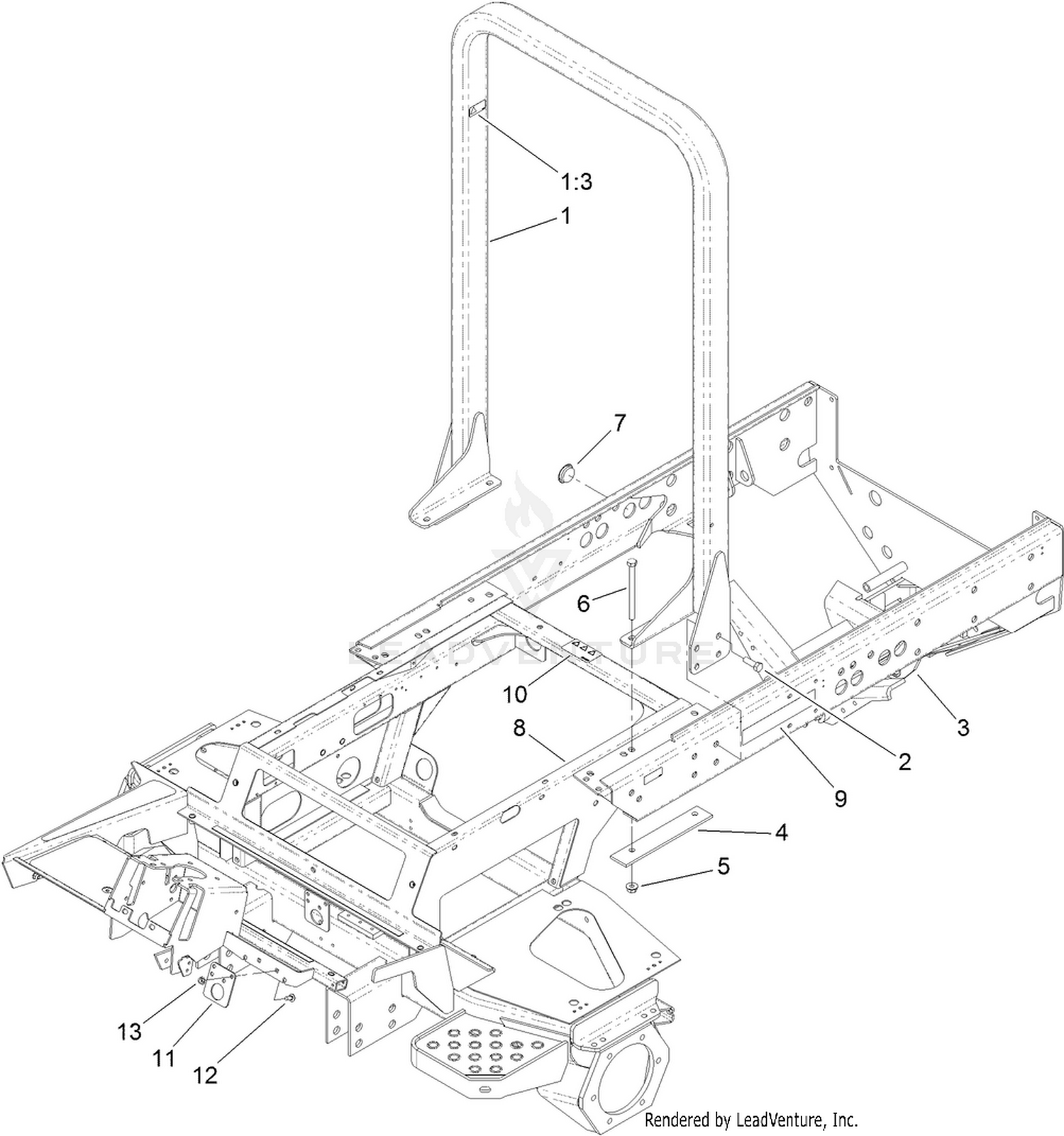 Roll-Over Protection System and Front Frame Assembly