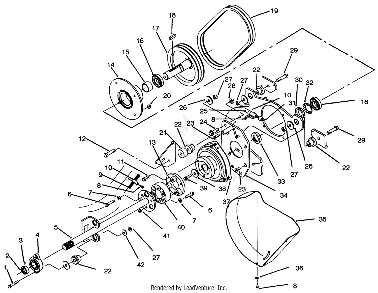 Pto Shaft  Clutch Assembly