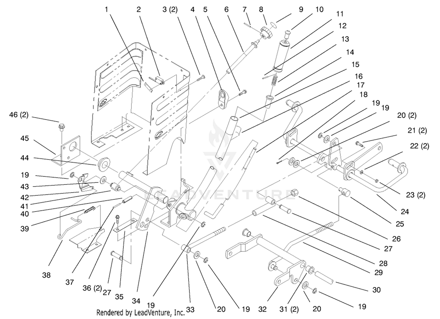 Lift Lever And Height Of Cut