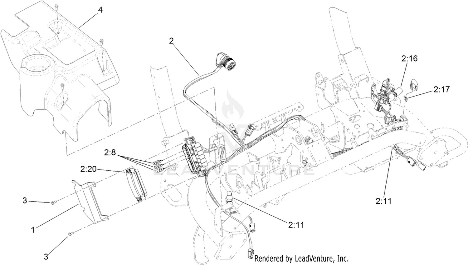 E-Reels Harness Assembly No. 132-6967