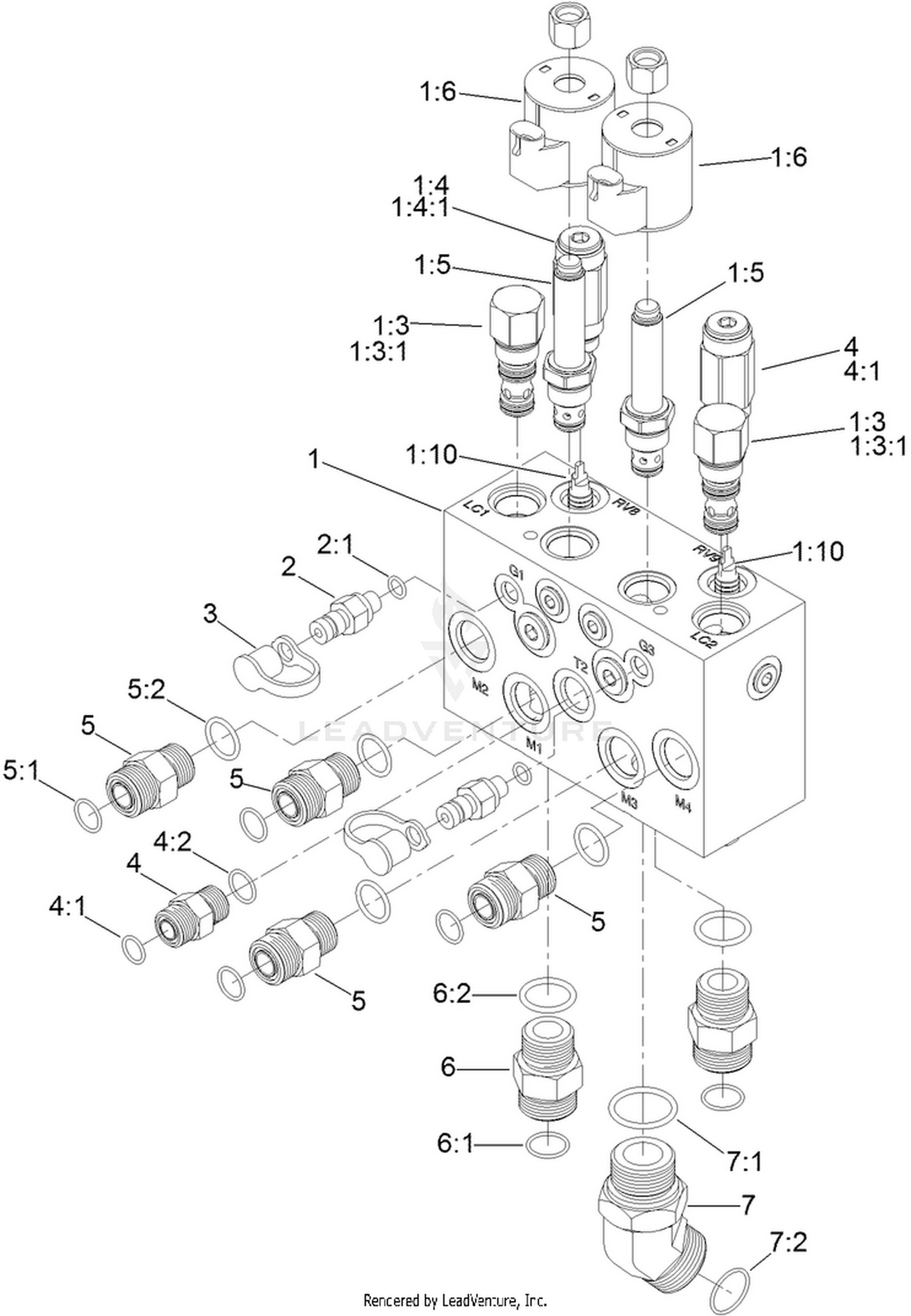 Mow Manifold Assembly No. 120-8064
