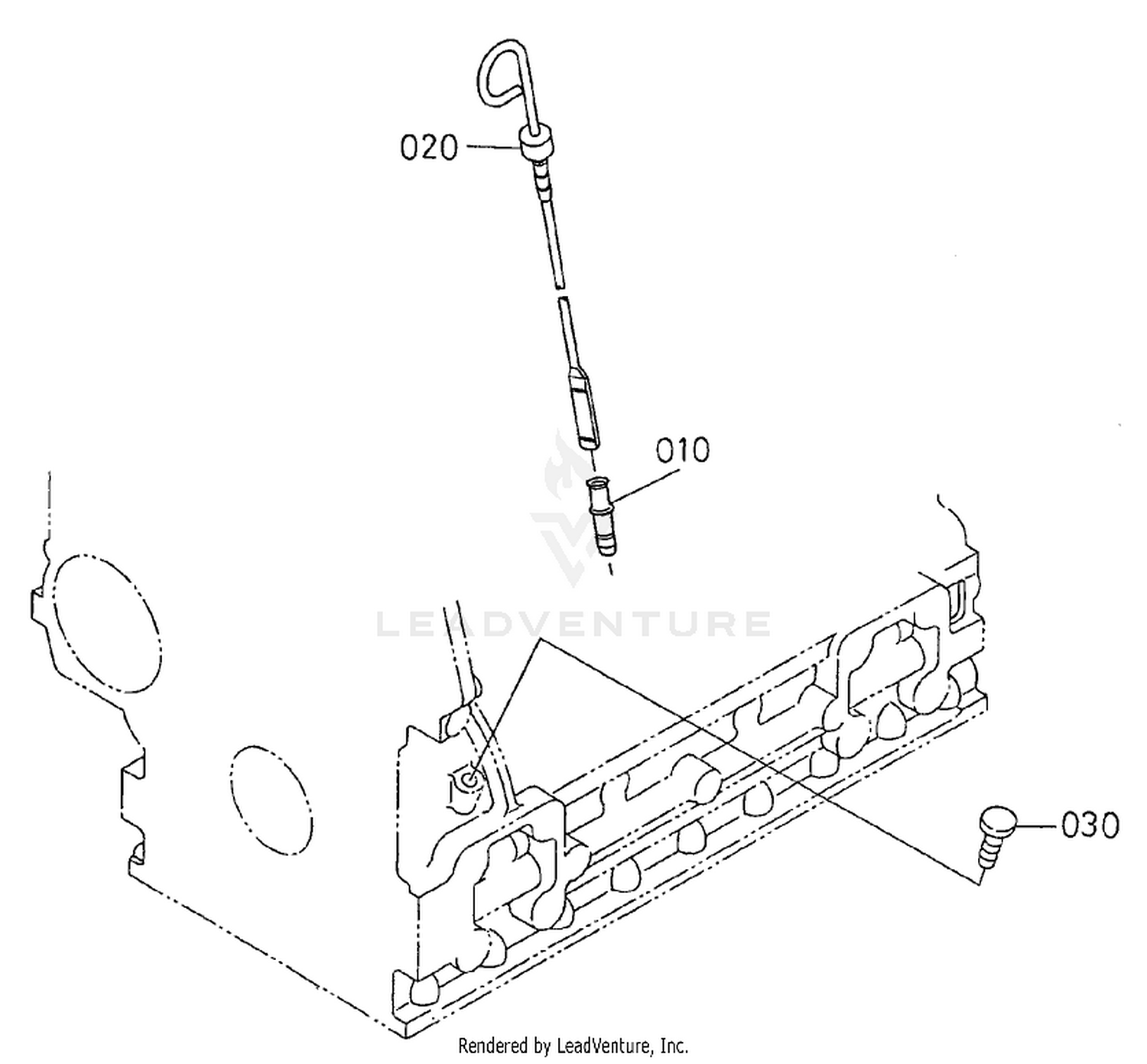 Dipstick and Guide Assembly