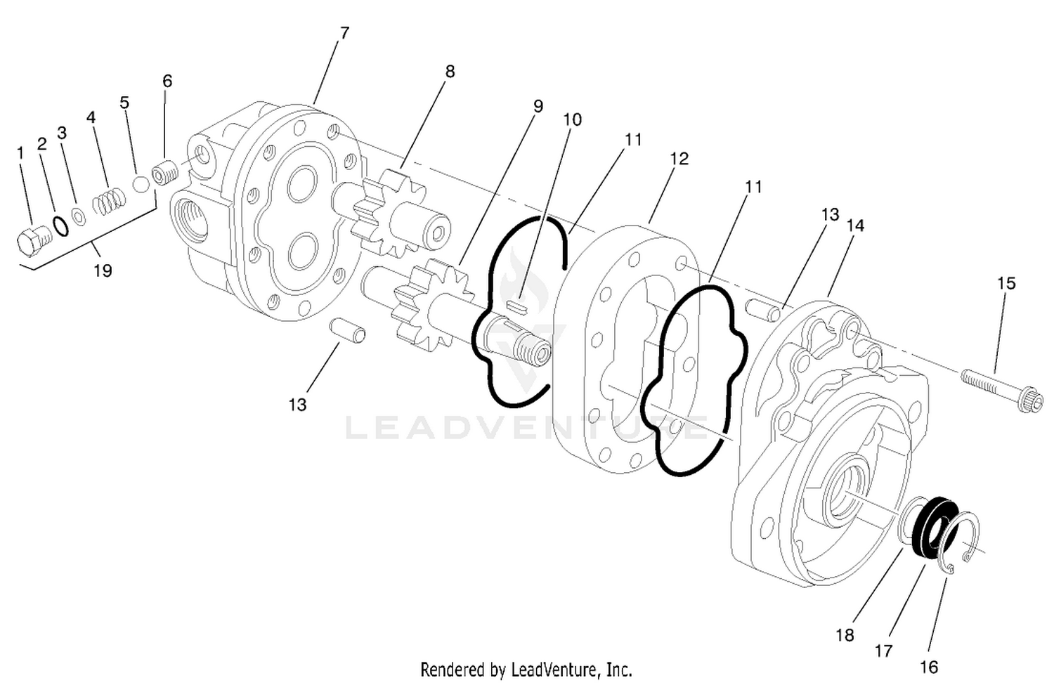 Front Reel Motor Assembly No. 93-6972