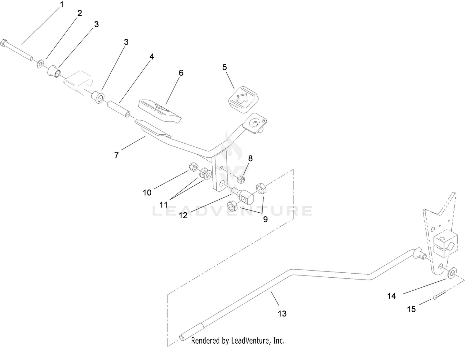 Traction Pedal Assembly
