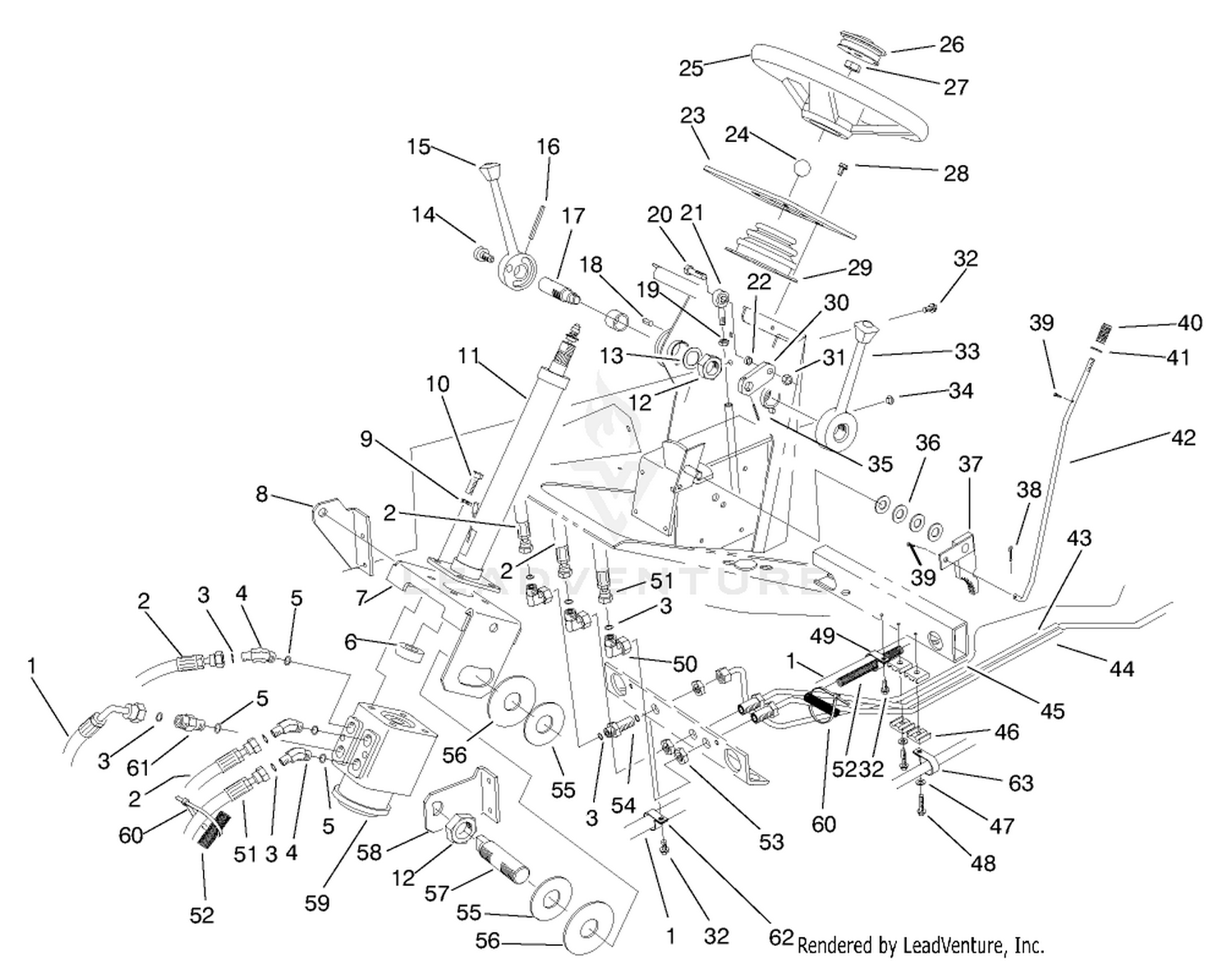 Steering Tower Assembly