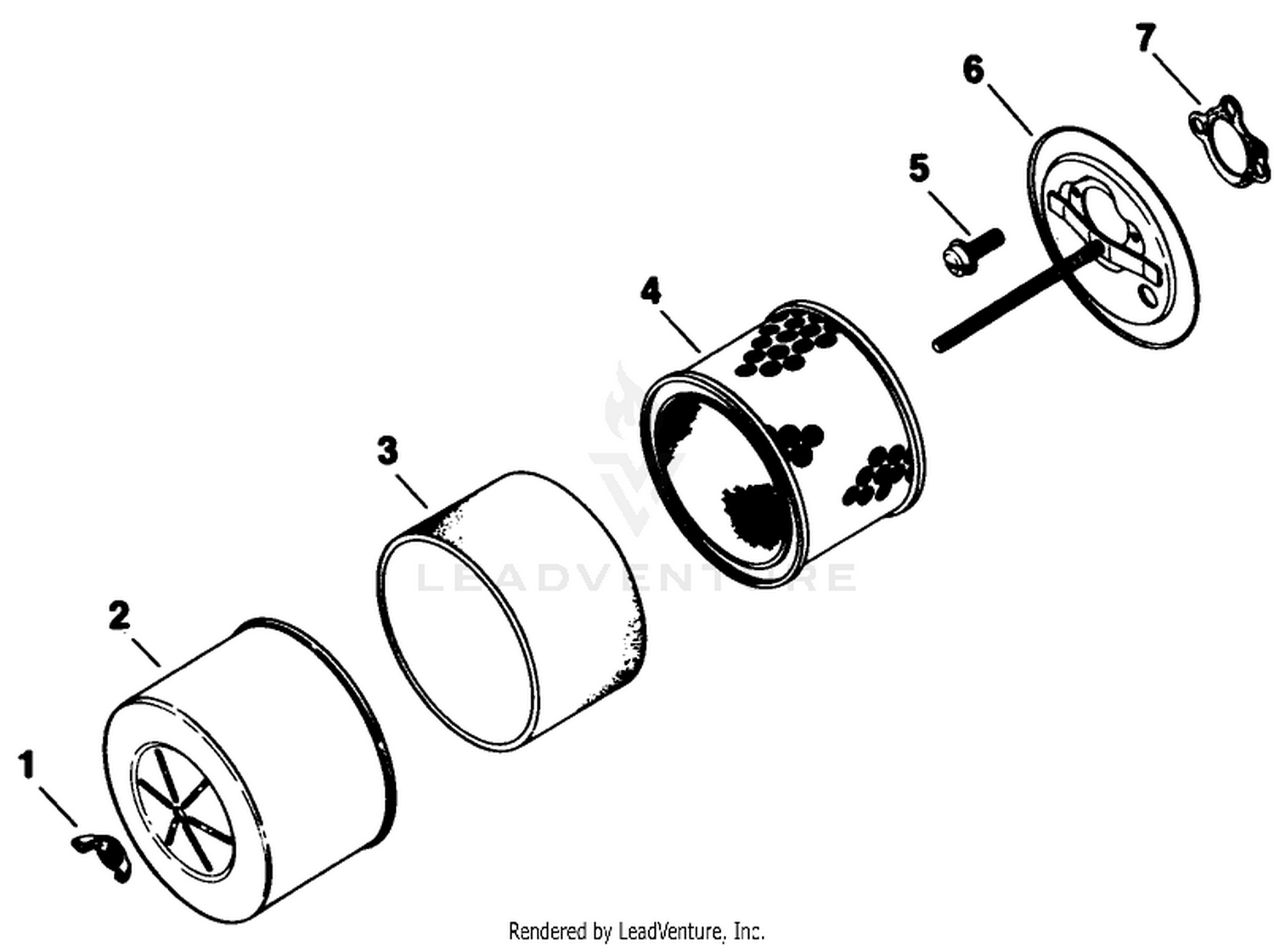 Air Intake-Engine Assembly-Kohler Model No. K321s-711533