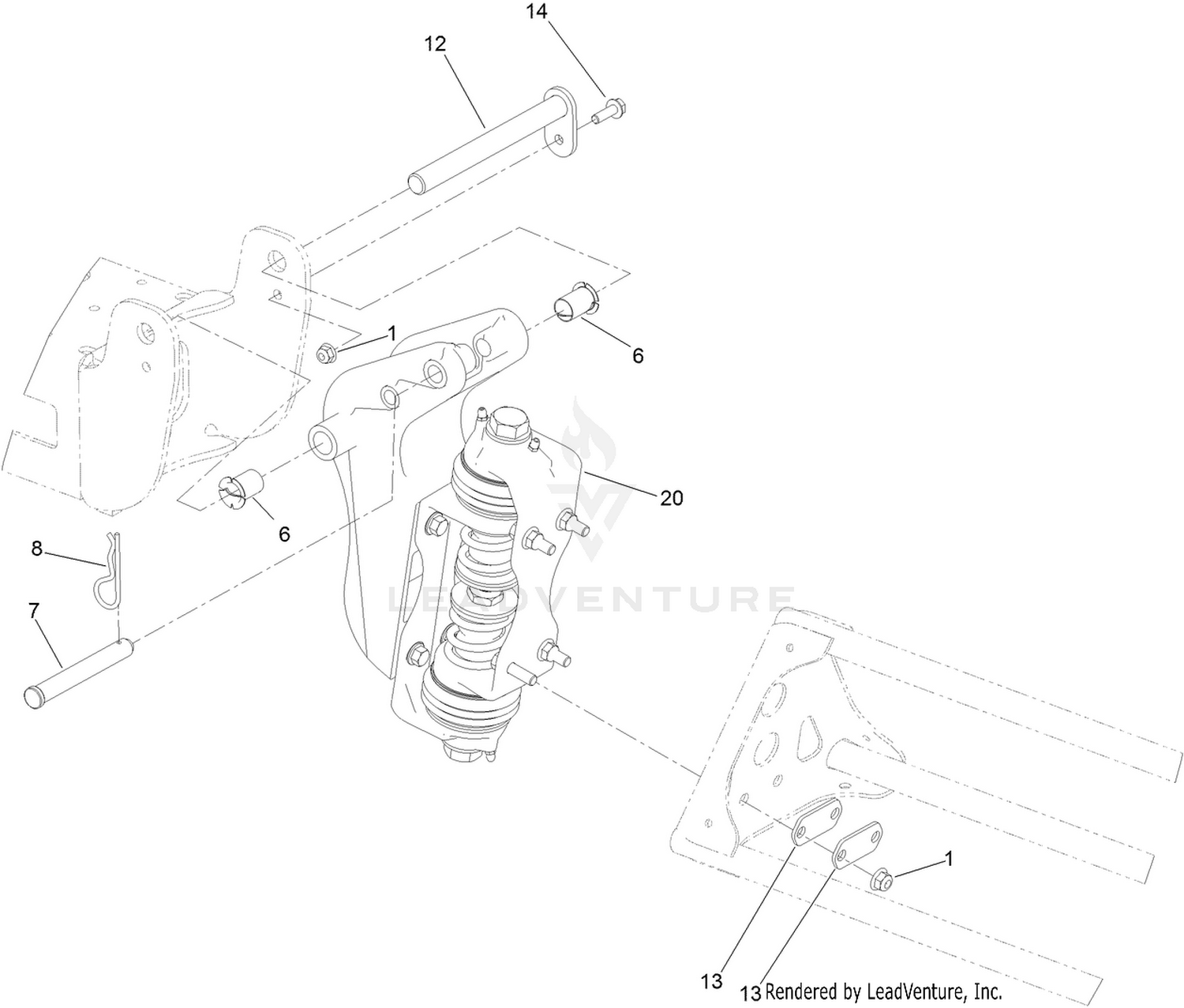 Boom Pivot Assembly 2