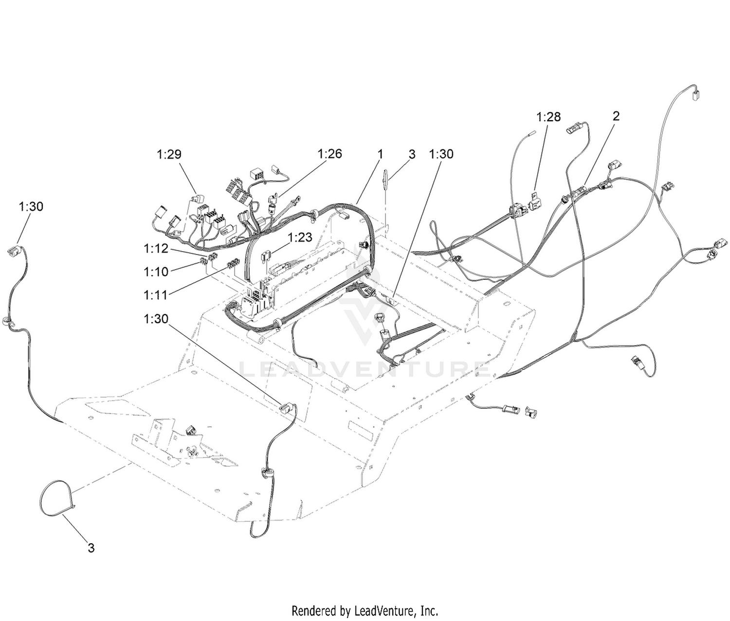 Platform Wire Harness and Fuse Assembly