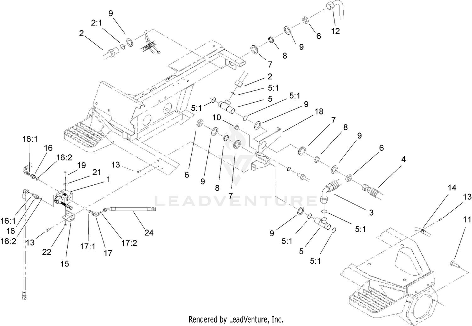 Front Hydraulic Drive Assembly