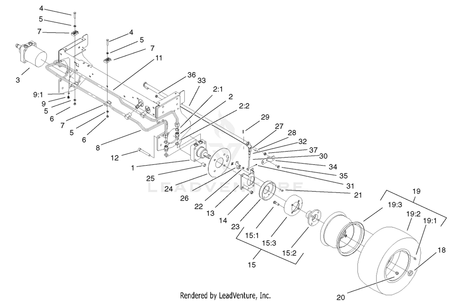 Front Wheel And Brake Assembly