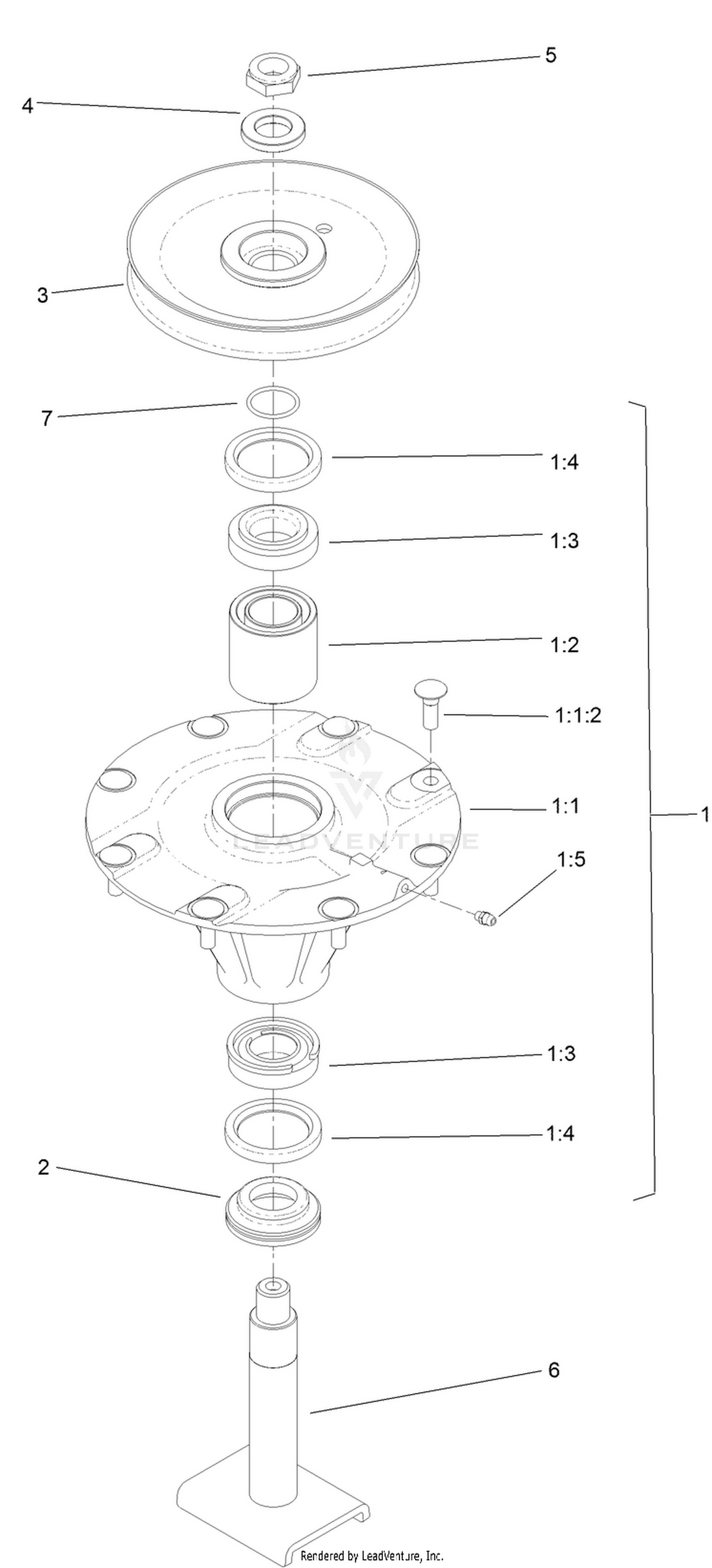Spindle Assembly No. 138-4449