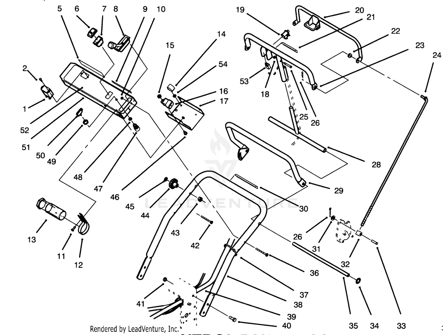 Handle/control Panel Assembly