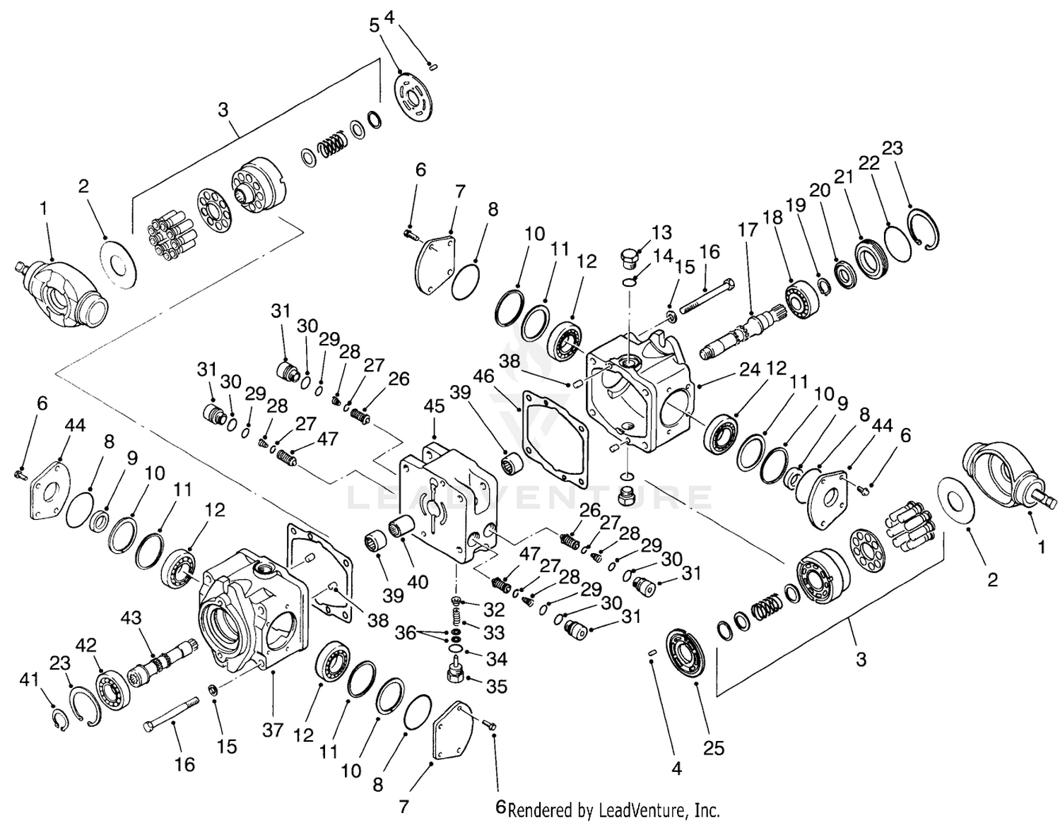 Tandem Pump Assembly No. 82-5100