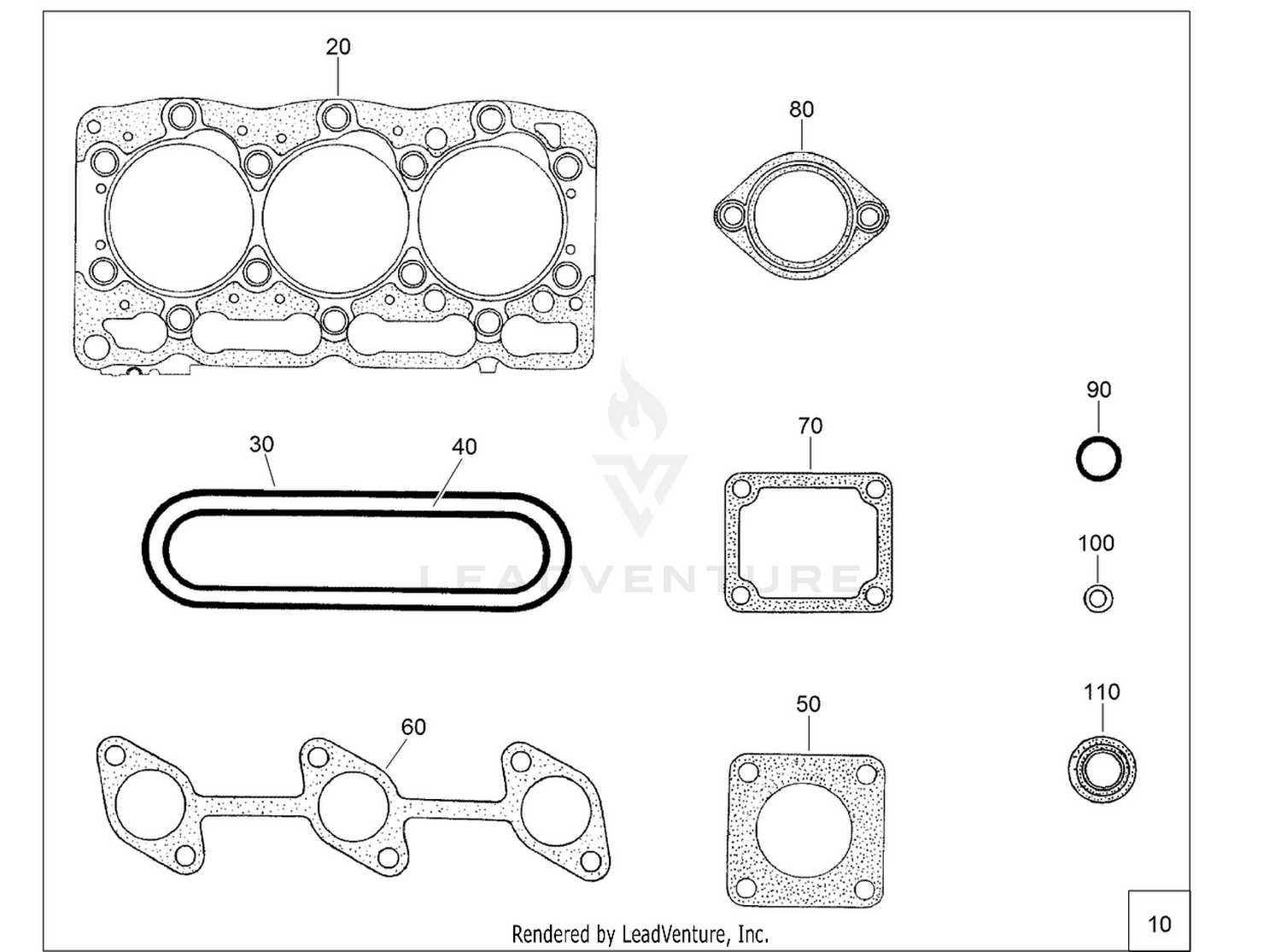 Upper Engine Gasket Kit