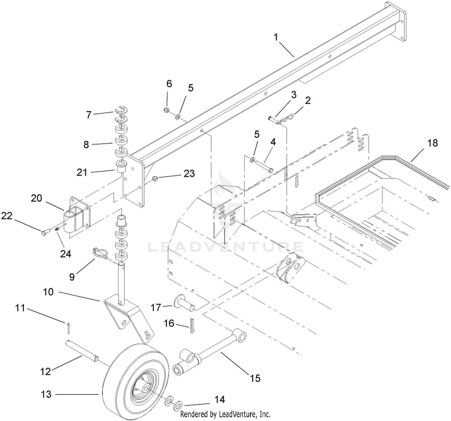 Castor Wheel Assembly