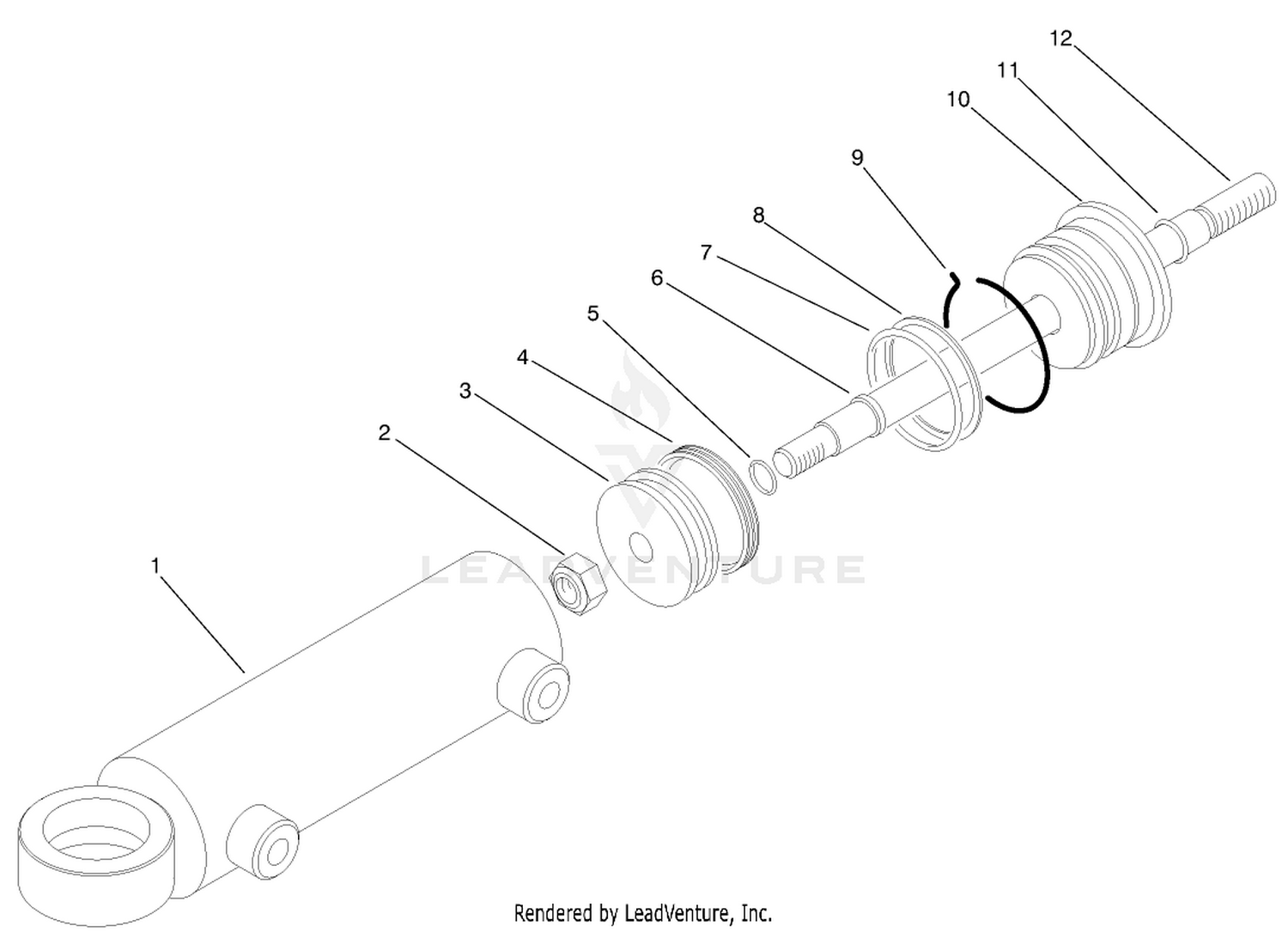 Hydraulic Cylinder No. 94-8142