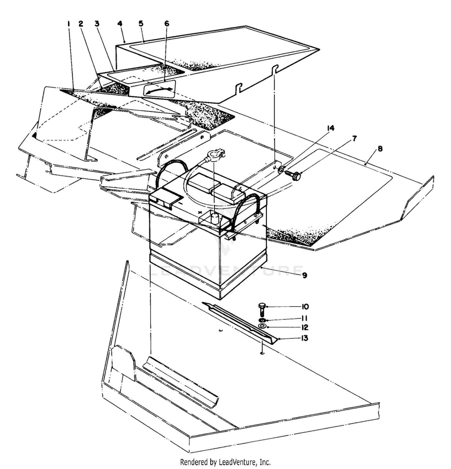 Foot Pads  Battery Assembly