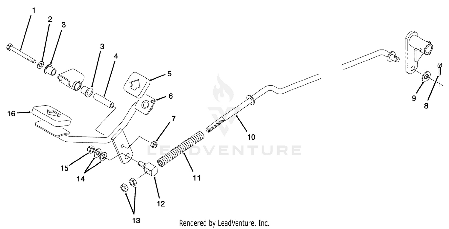 Traction Pedal Assembly