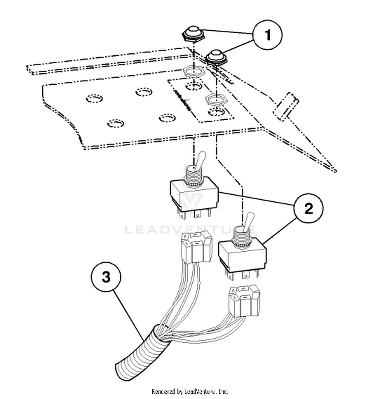 MULTI PRO? 5500 SWITCH ASSEMBLY