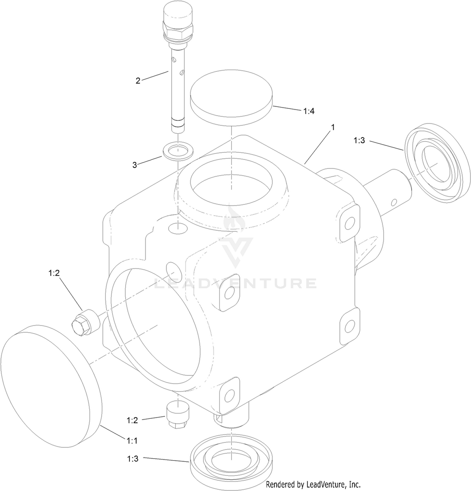 Gearbox Assembly No. 130-8659
