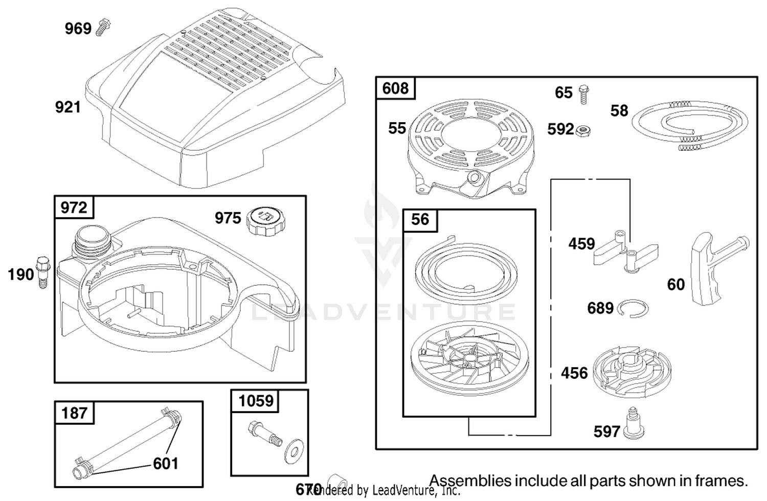 Engine Briggs  Stratton Model 12j802-2368-E1 6
