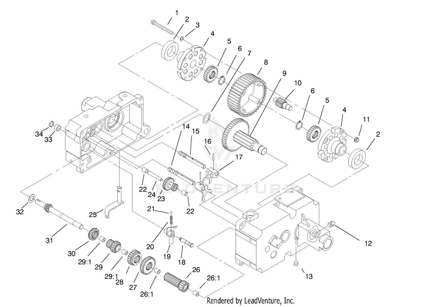 Transmission 8-Speed 8 Pinion (continued)