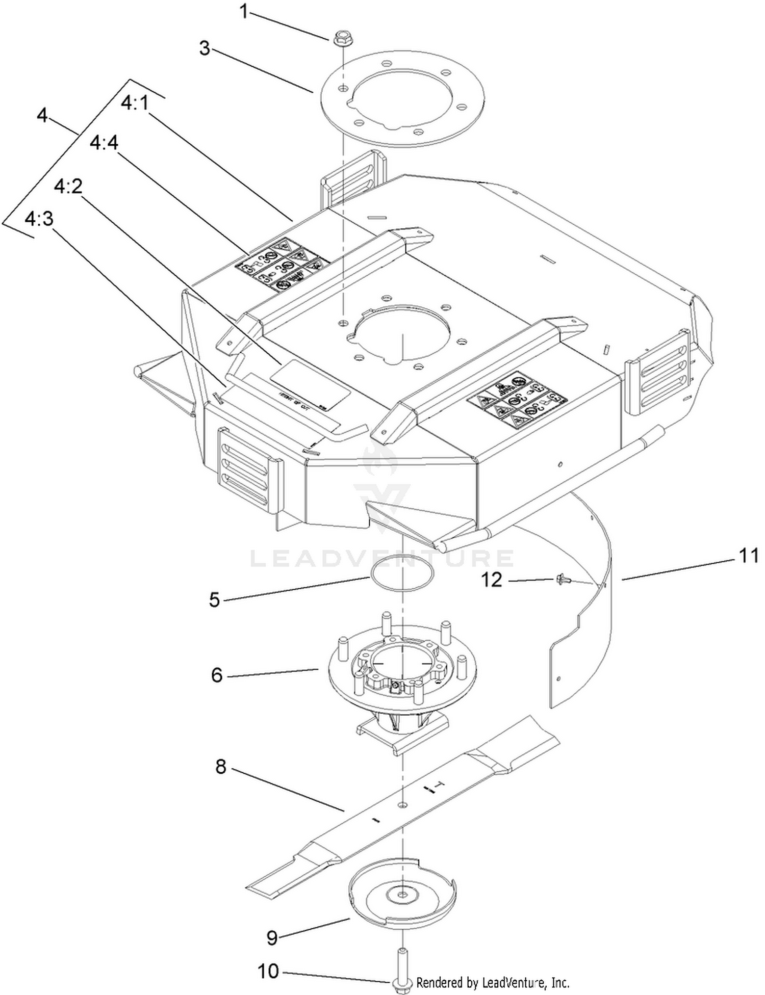 Spindle, Blade and Chamber Assembly