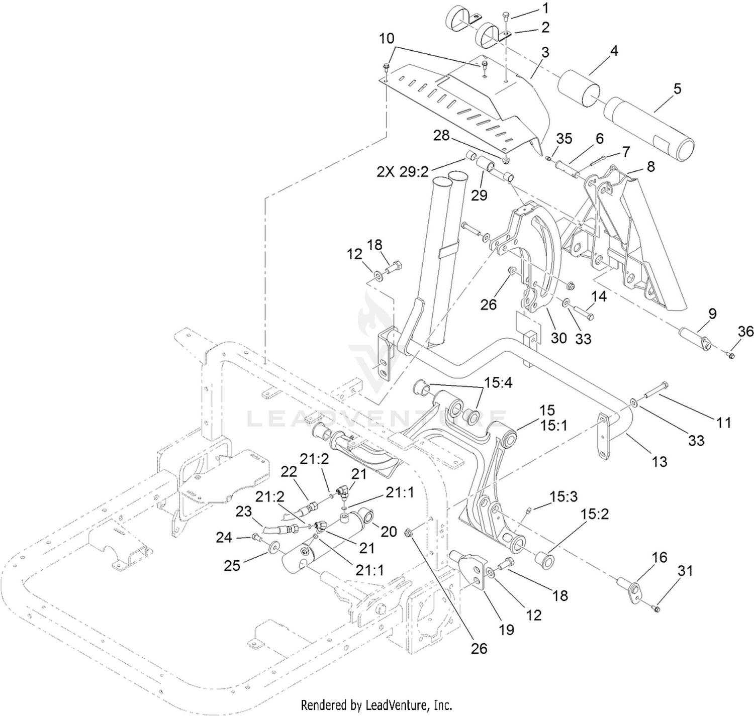 Rear Hitch Assembly