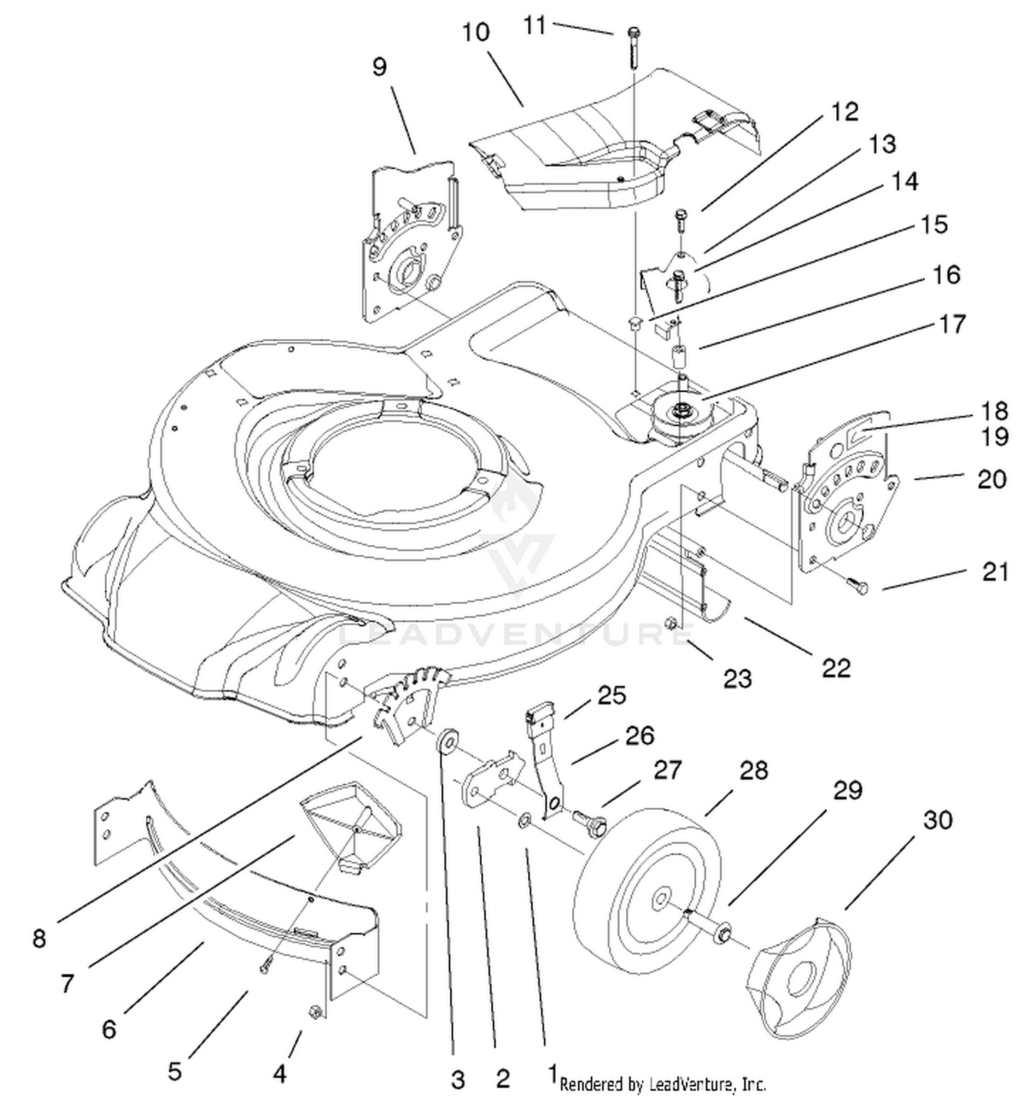 Housing  Bracket Assembly