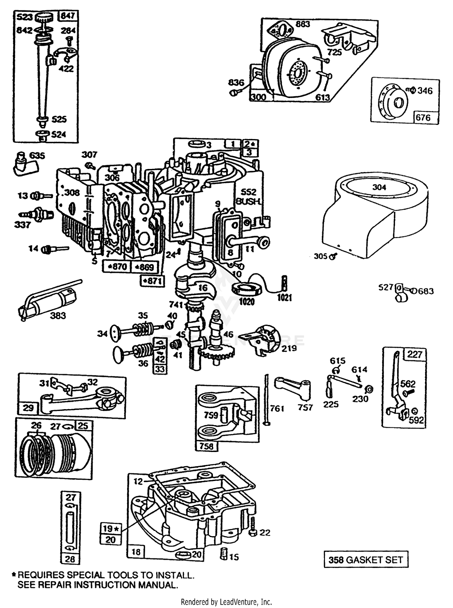 Briggs  Stratton Model No. 191707-0121-01