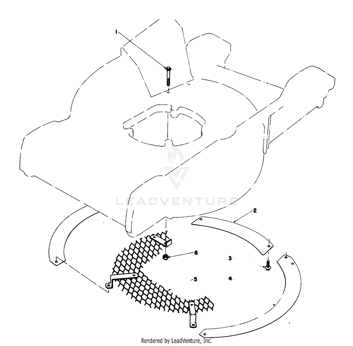 Leaf Shredder Kit No. 37-0120 (optional)