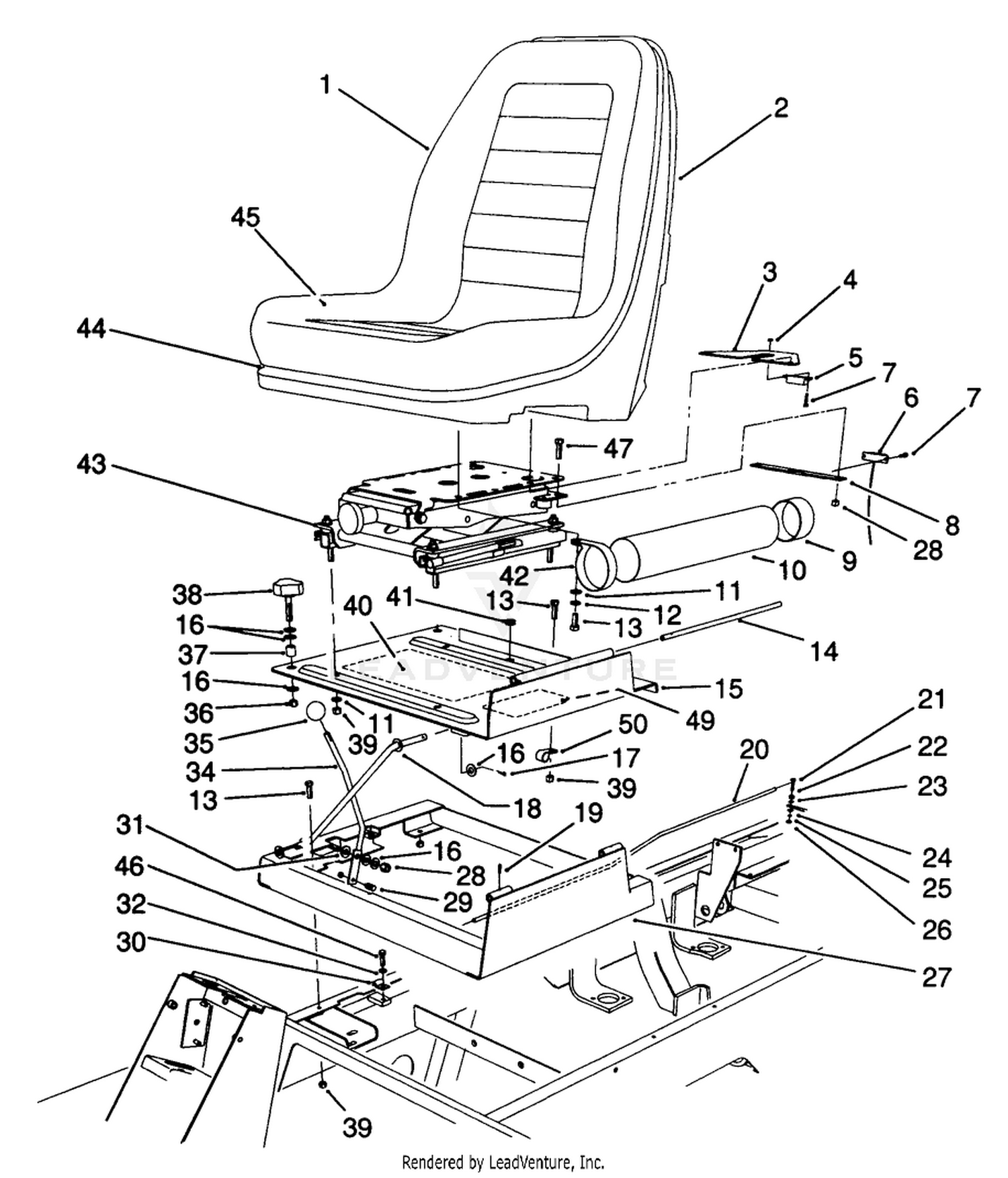 Seat  Throttle Assembly