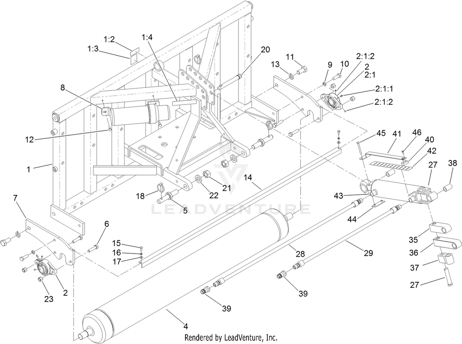 Frame and Roller Assembly