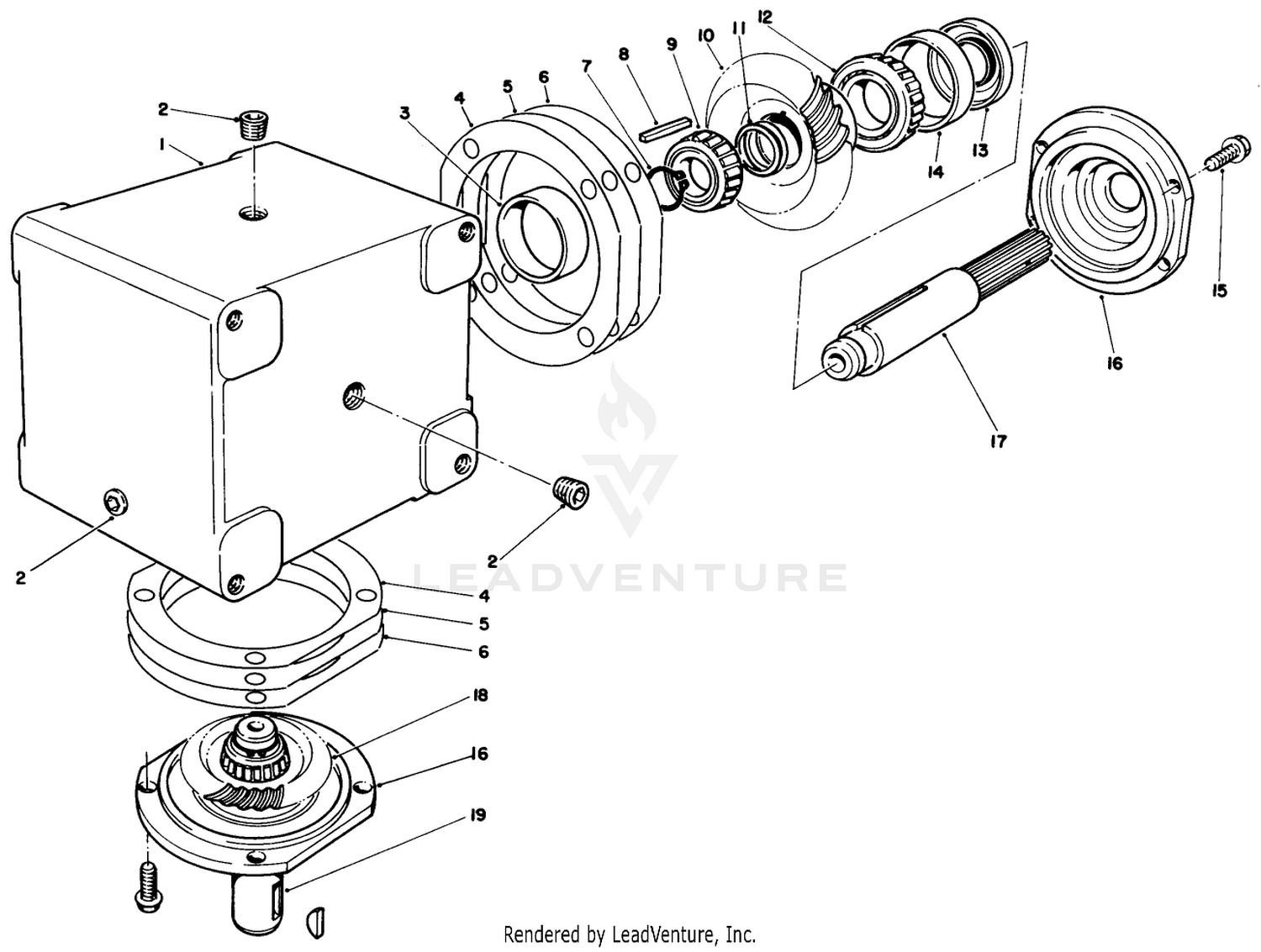Gear Box Assembly No. 68-6810