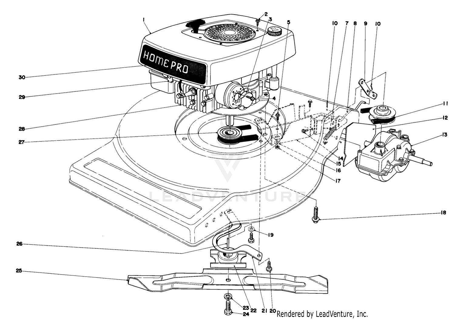 Engine Assembly (model No. 16830)