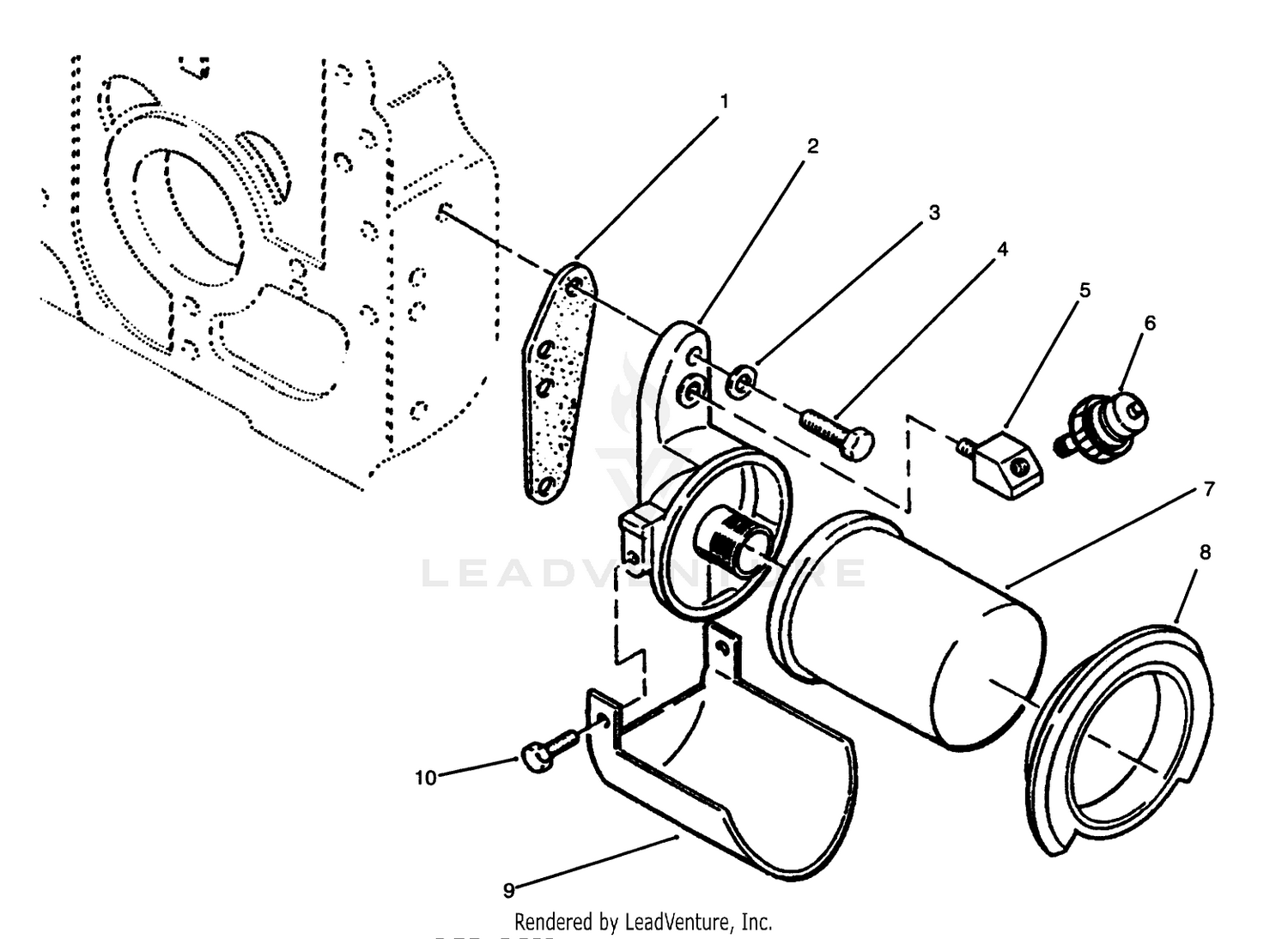 Oil Filter And Low Oil Pressure Cut-Off Switch