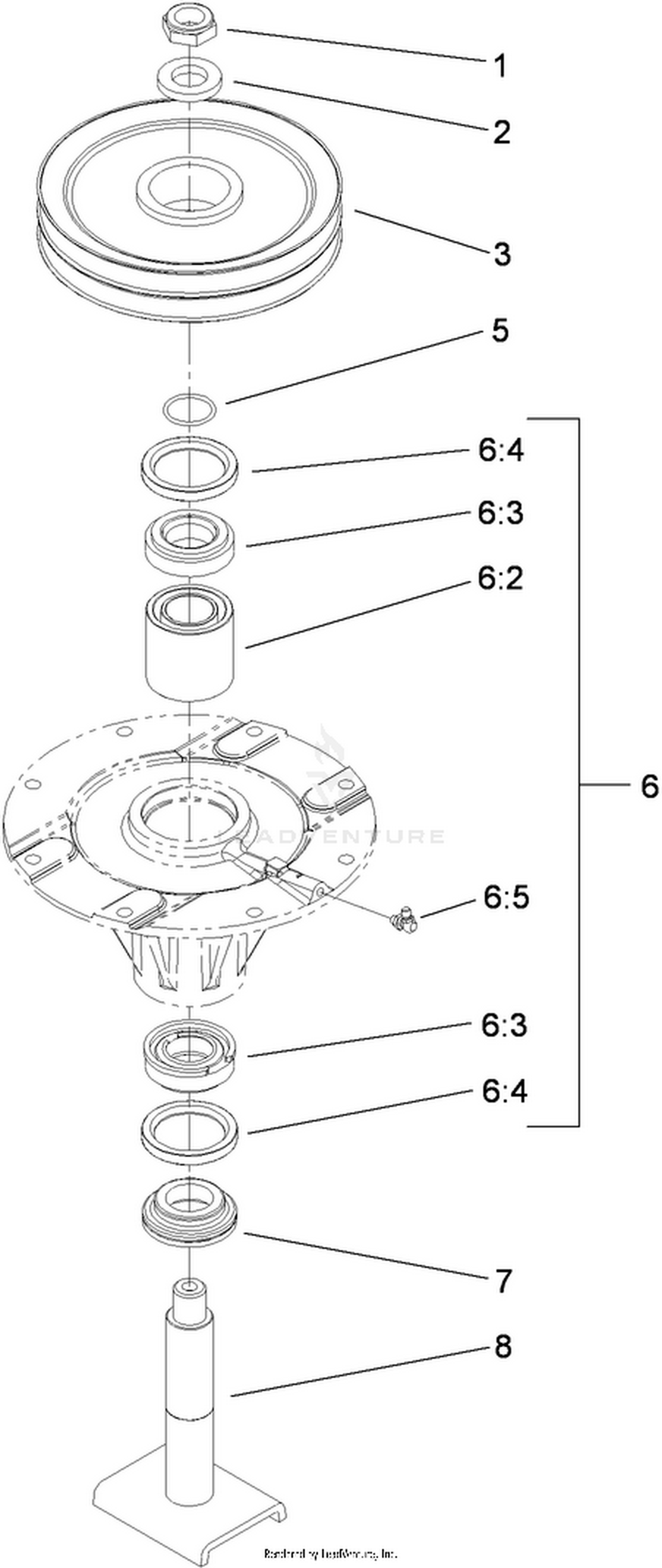 Spindle Assembly No. 110-6381