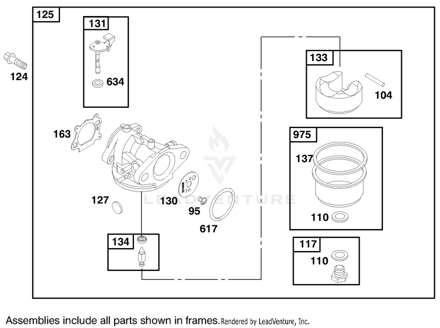 Engine Briggs  Stratton Model 127802-1761-E1 3