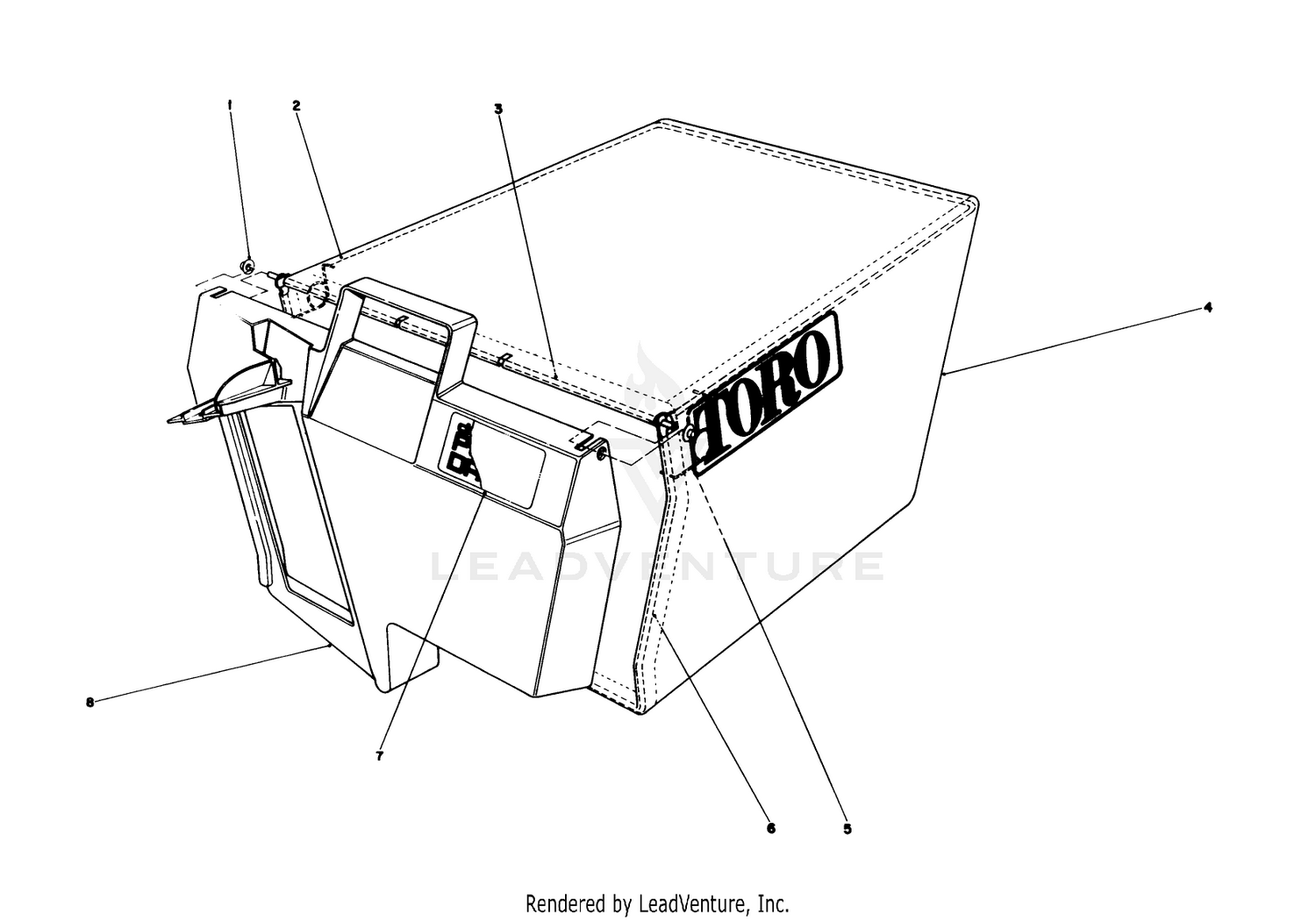 Grass Bag Assembly No. 11-0189