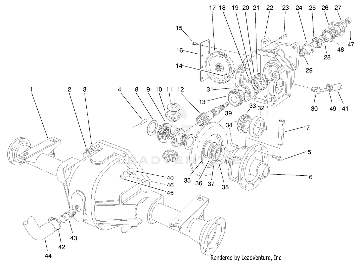 Front Axle Asm No. 92-2377