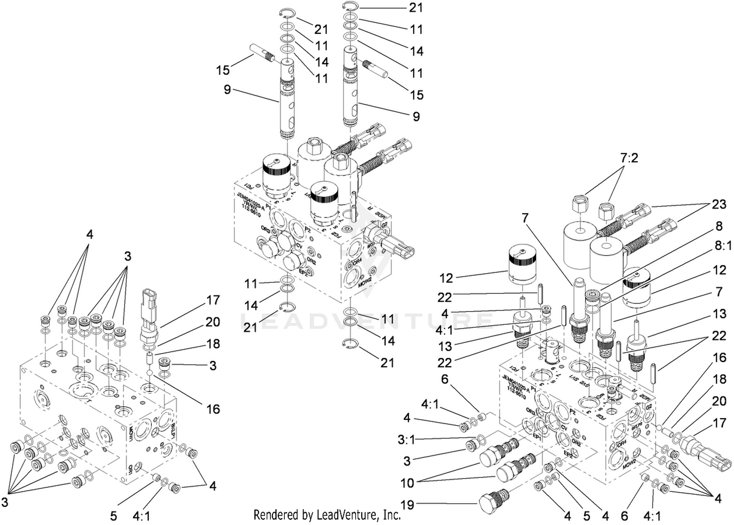 Hydraulic Manifold Assembly No. 112-6510
