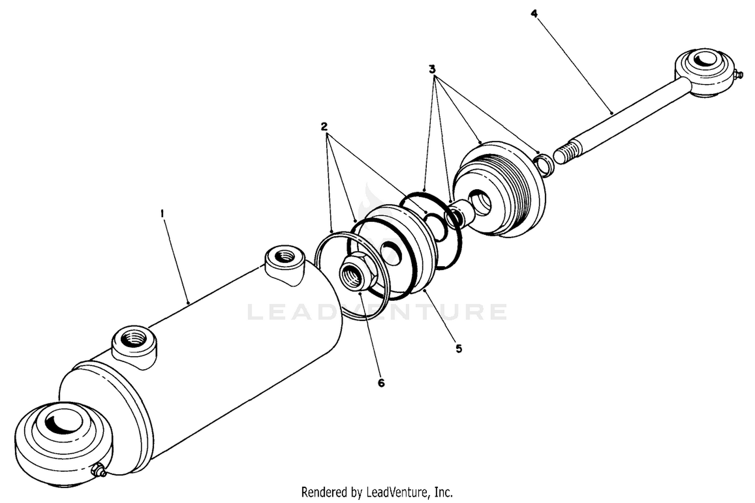 Hydraulic Cylinder No. 63-6740