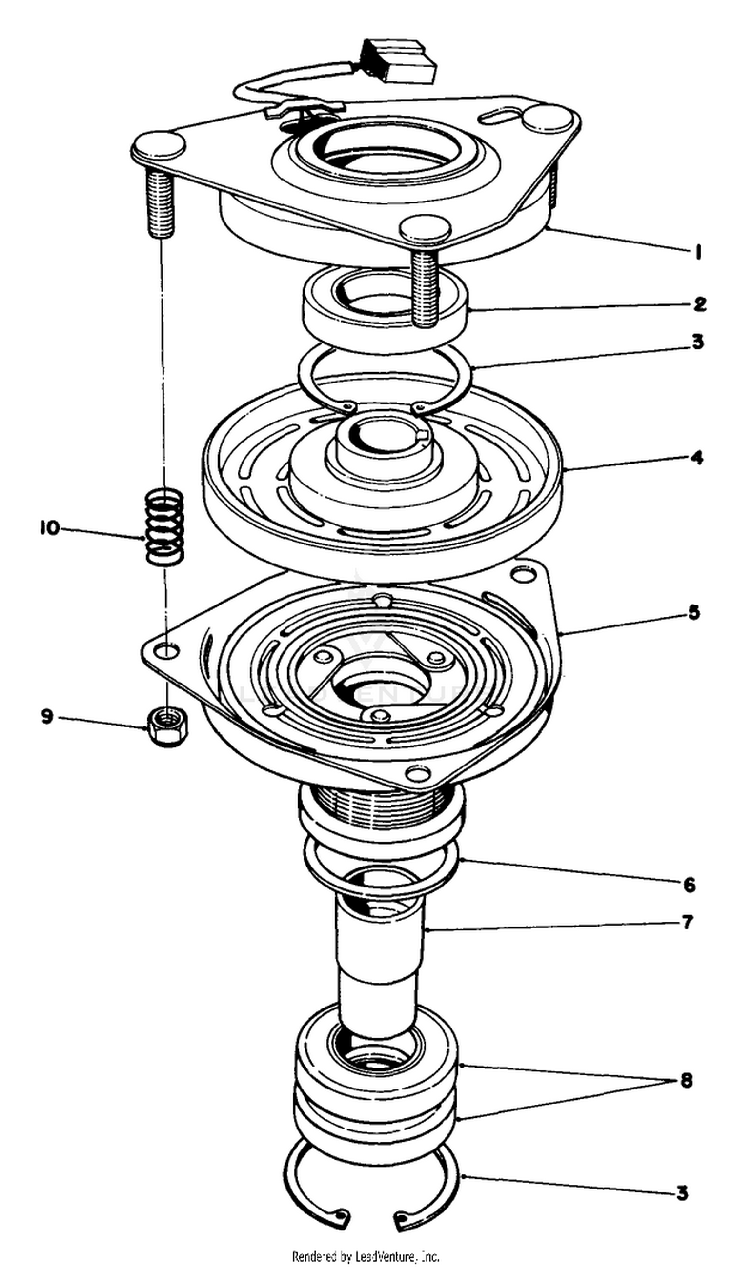 Electric Clutch Assembly No. 70-8020
