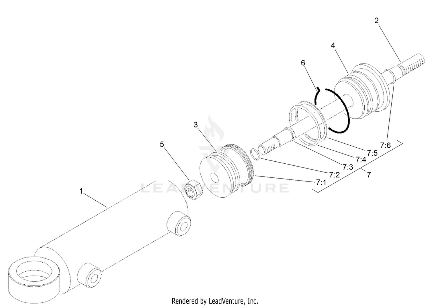 Hydraulic Cylinder No. 94-8142
