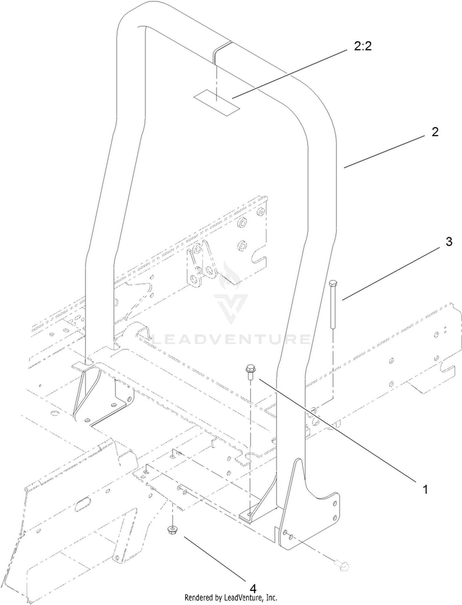 Roll-Over Protection System Assembly