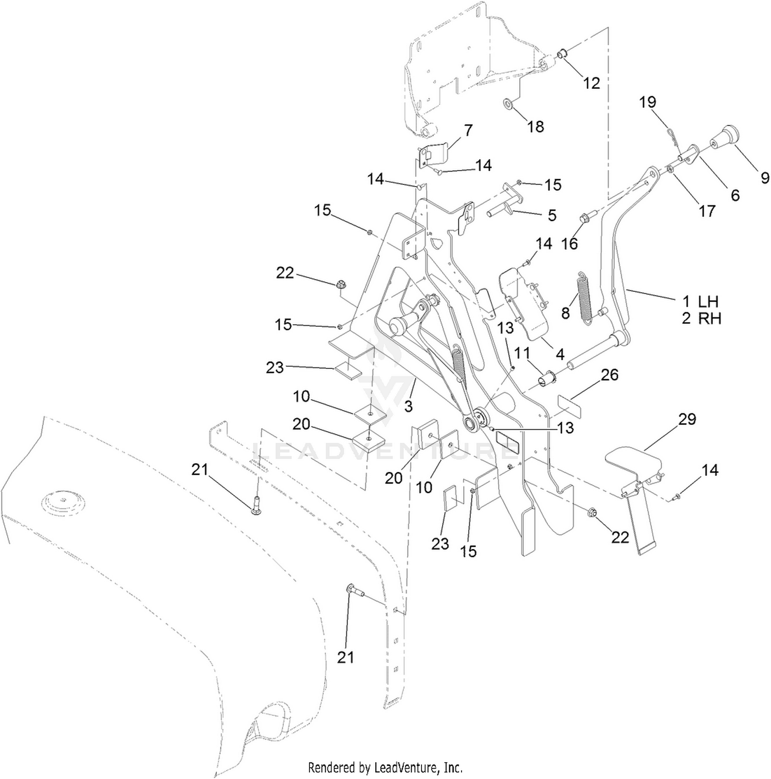 Eductor Mount Assembly