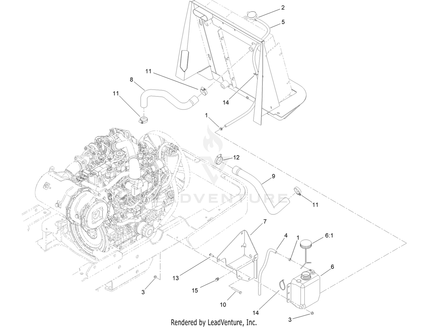 Engine Cooling and Hose Assembly